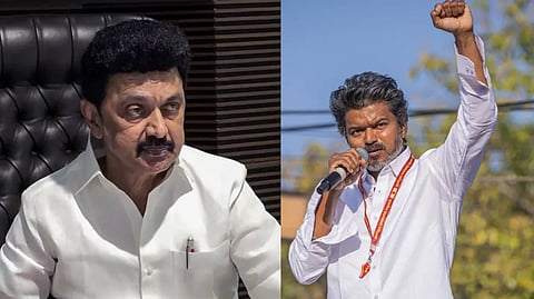 விஜய் தனது X தளபக்கத்தின் மூலம் திமுகவை சாடி பதிவிட்டுள்ளார் 