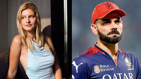 virat kohli liked model photo