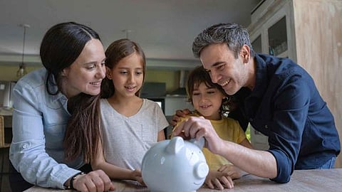 Middle-Aged Families Save Money