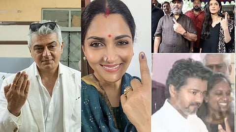 தேர்தல் திருவிழாவில் திரை நட்சத்திரங்கள் 