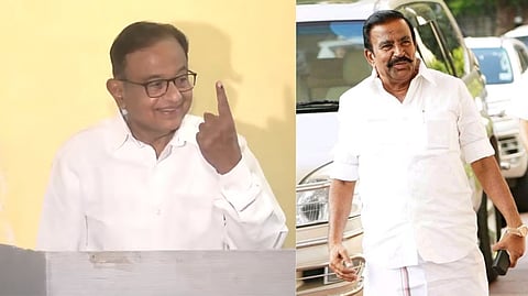 k.n nehru and chithambaram 