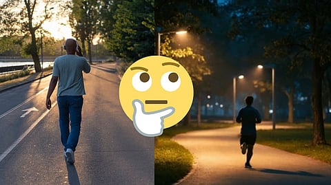 எடை குறைய எப்போ நடக்கணும்?