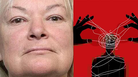 கணவரின் சடலத்தோடு இருந்த மனைவி 