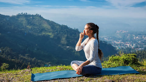 Simple breathing exercise to relieve stress