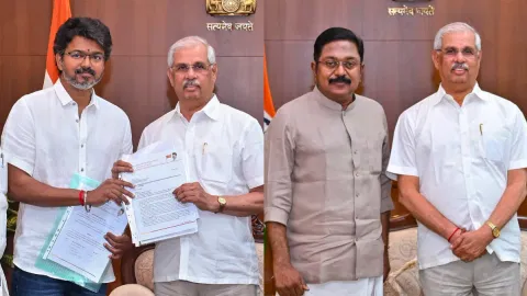 “மோசடியில் ஈடுபட்டதா தவெக?” - நள்ளிரவில் ஆளுநர் மாளிகையில் ஏற்பட்ட பரபரப்பு.. டிடிவி தினகரன் வைத்த குற்றச்சாட்டு!