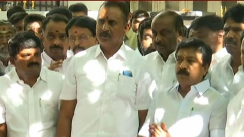 அதிமுக செய்தியாளர்கள் சந்திப்பு 