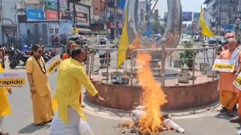Rapido protest Haridwar