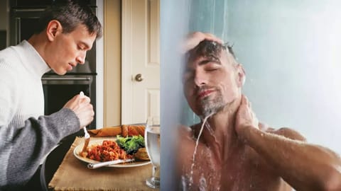 Is it okay to take a bath right after eating