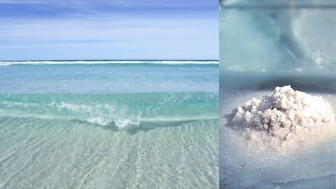 Seawater salty