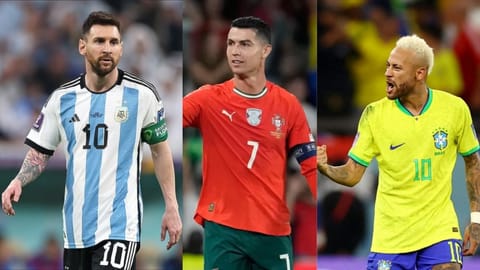 Messi Ronaldo Neymar last tournament