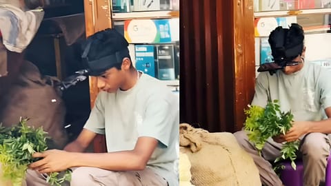 Bengaluru vegetable vendor viral video