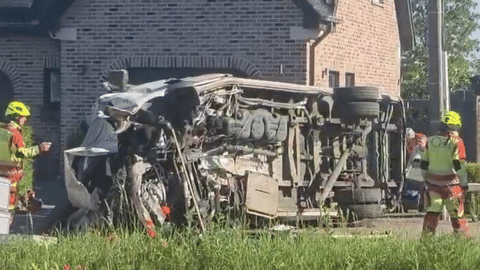 school bus accident Belgium