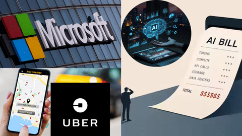 Uber and Microsoft struggling with AI costs
