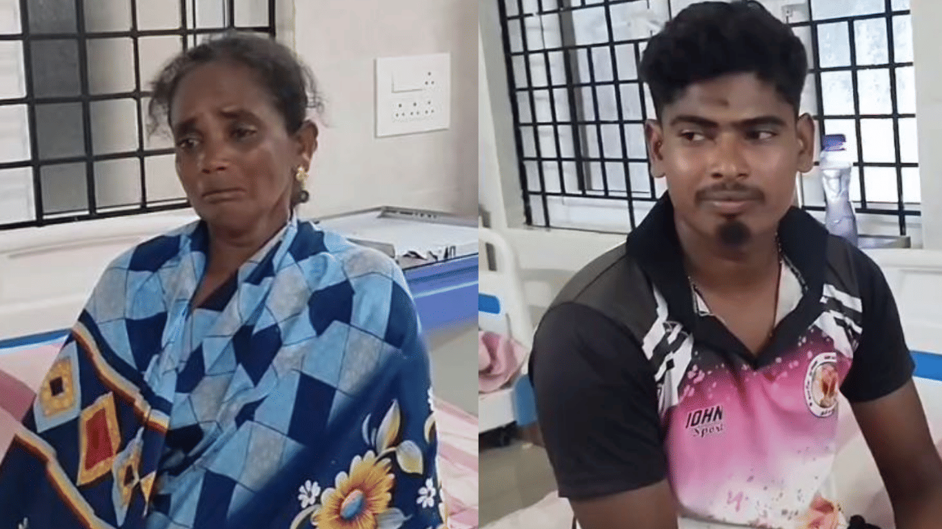 “முகத்தில் மிளகாய் பொடி தூவி மனைவியை அடித்த கணவன்” - தாயை காப்பாற்ற நினைத்து மகன் செய்த செயல்.. ரத்தம் சிதறி இறந்து கிடந்த  மோகன்ராஜ்!