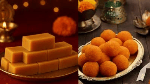  Mysore Bagu and Laddu at home