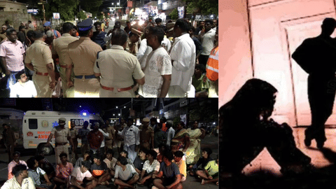 child abuse road protest 