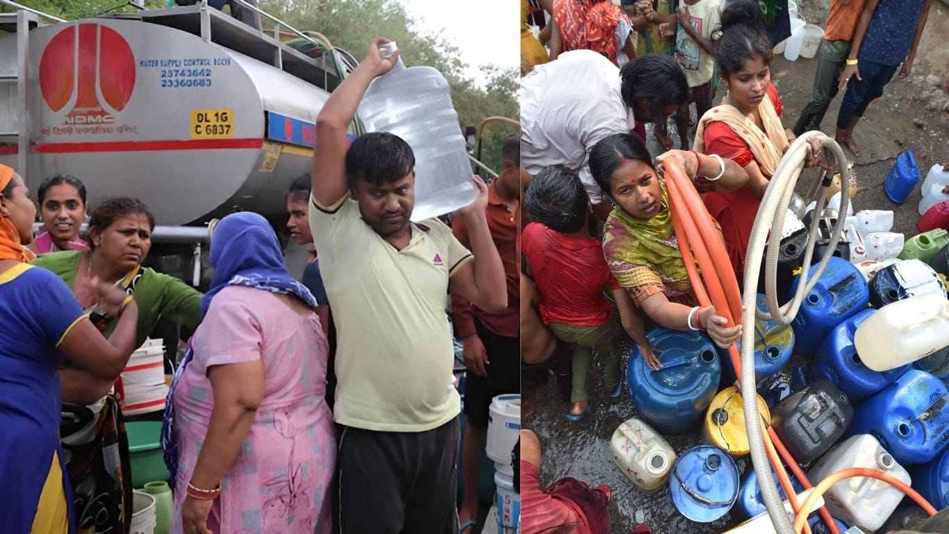 குடிநீரா... கழிவுநீரா? டெல்லியின் உயர்தர குடியிருப்புகளை அதிரவைத்த தண்ணீர் நெருக்கடி!