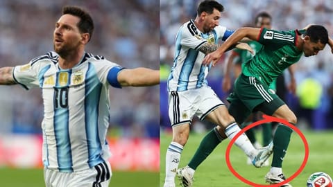 Messi hat-trick Algeria