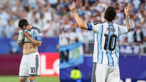 Messi emotional moment