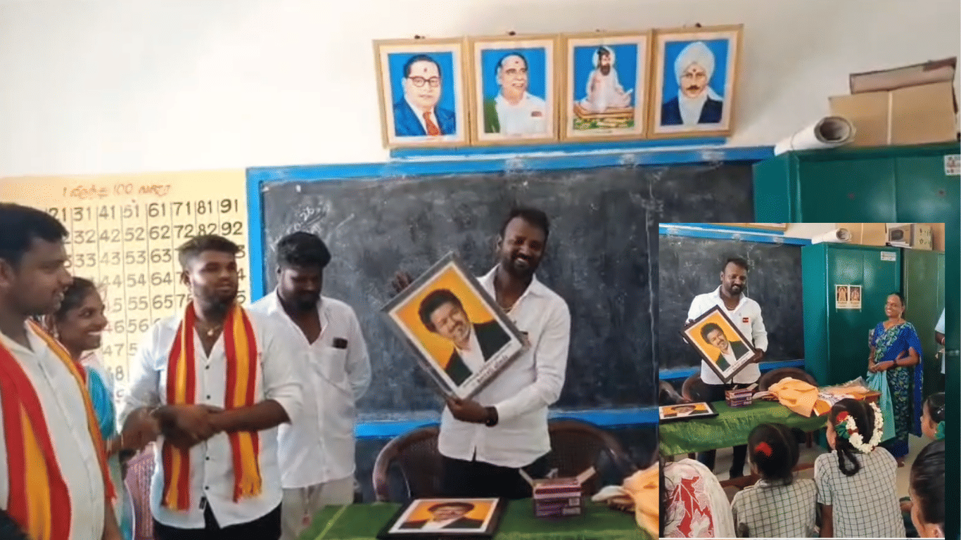 “வகுப்பறையில் TVK ரீல்ஸ்” - அதிகரிக்கும் தவெக-வினர் அட்ராசிட்டிஸ்! பள்ளிக்கூடத்தில் வரம்பு மீறிய செயல்?
