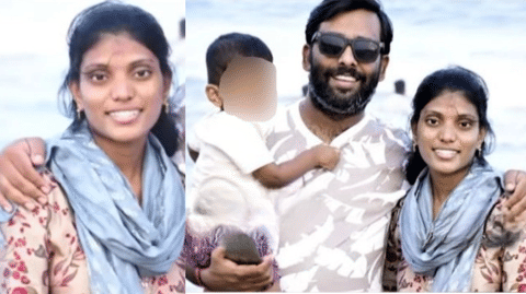 jothi and jothi in husband with child 