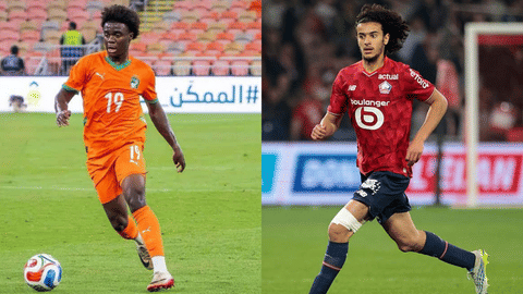 Ayyoub Bouaddi Morocco and Christ Oulai Ivory Coast
