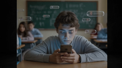 15 year old boy smartphone addiction