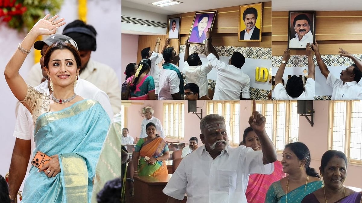 “திரிஷா போட்டோவை வையுங்க, அவங்க தான் அடுத்த முதல்வர்” - அடம்பிடித்த காரைக்குடி கவுன்சிலர்! மாமன்ற கூட்டத்தில் பரபரப்பு!