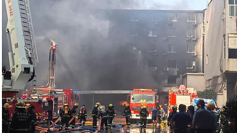 China factory fire