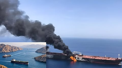 UAE oil tanker missile attack