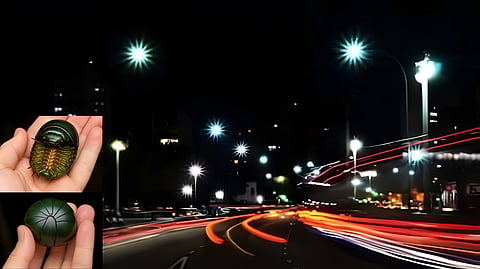White LED street lights
