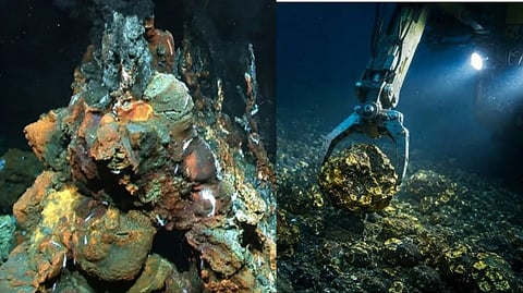 Japan underwater volcano gold