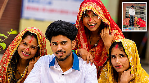 Three sisters married the one man
