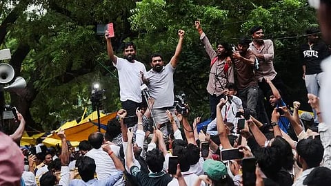 Abhijeet Dipke celebration Pradhan resigns