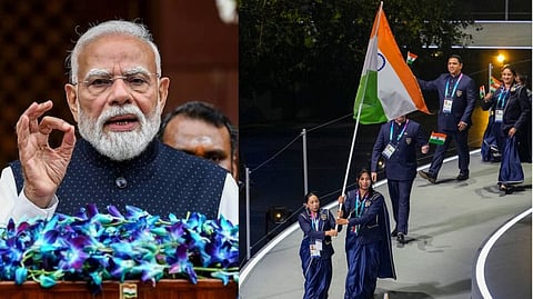 India's flag of victory