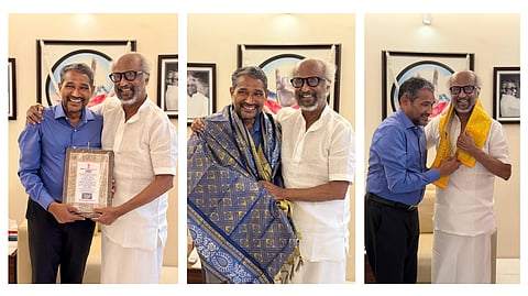 vanni arasu meet rajinikanth 