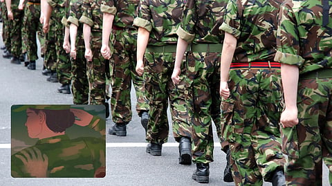 england Female Army