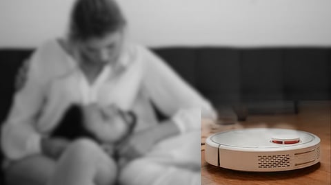 Husband secretly filmed his wife