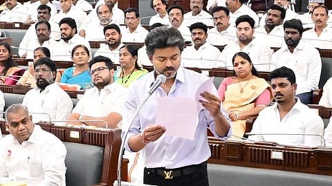 "யாரும் எந்திரிச்சு ஓடிடக் கூடாது" - பேரவையில் விஜய் சொன்ன பன்ச்... உதயநிதி பதிலடி என்ன?