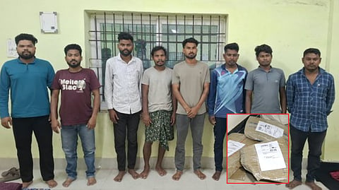 Ganja smuggling 