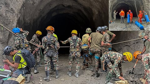 Nepal tunnel rescue