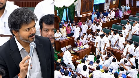 “திமுகவை பேச விடுங்க” – விஜய் வைத்த கோரிக்கை..! வெளியேறிய எதிர்க்கட்சி - பேரவையில் நடந்தது என்ன?