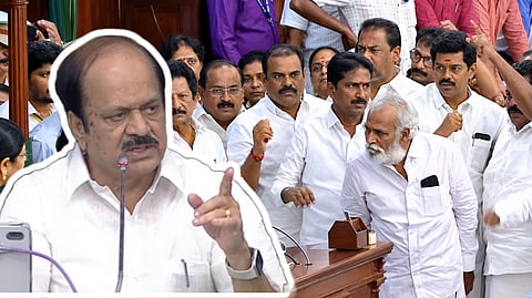 “கடுப்பான சபாநாயகர்..” - கடைசி நாளில் நடந்த அமளியில்.. கவனம் பெரும் சேகர்பாபு ரியாக்சன்