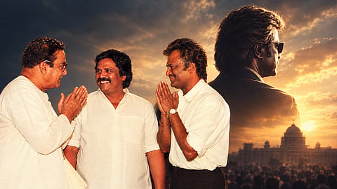 NTR with rajini