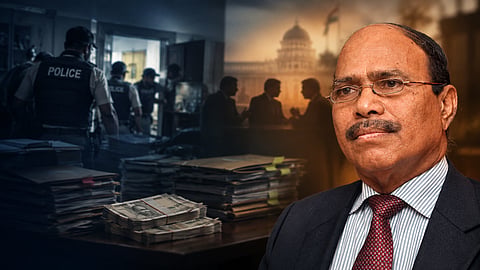 Police Raid Gem Veeramani House and Offices 