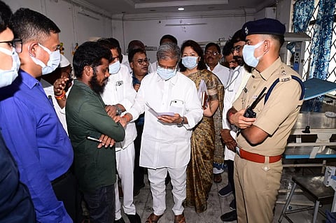 Telangana Adilabad Hospital Fire