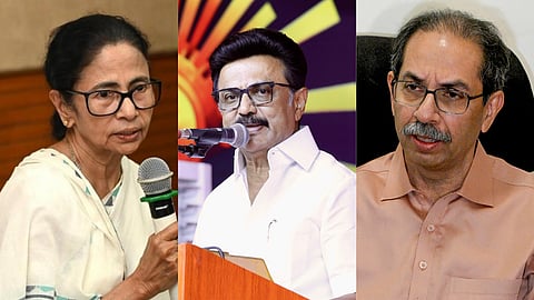 Mamata Banerjee, MK Stalin, Uddhav Thackeray