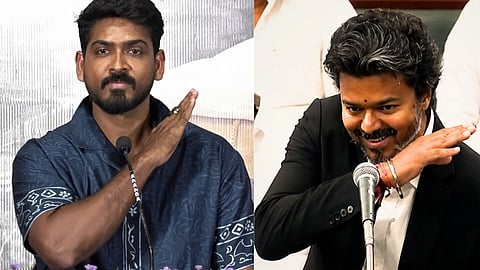 Youtuber Pradeep and CM Vijay doing action