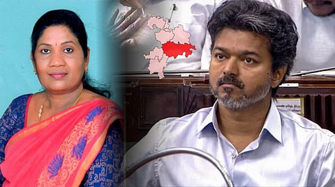 dharapuram tvk candidate 