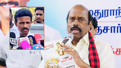 Ev Velu, CN Annadurai MP